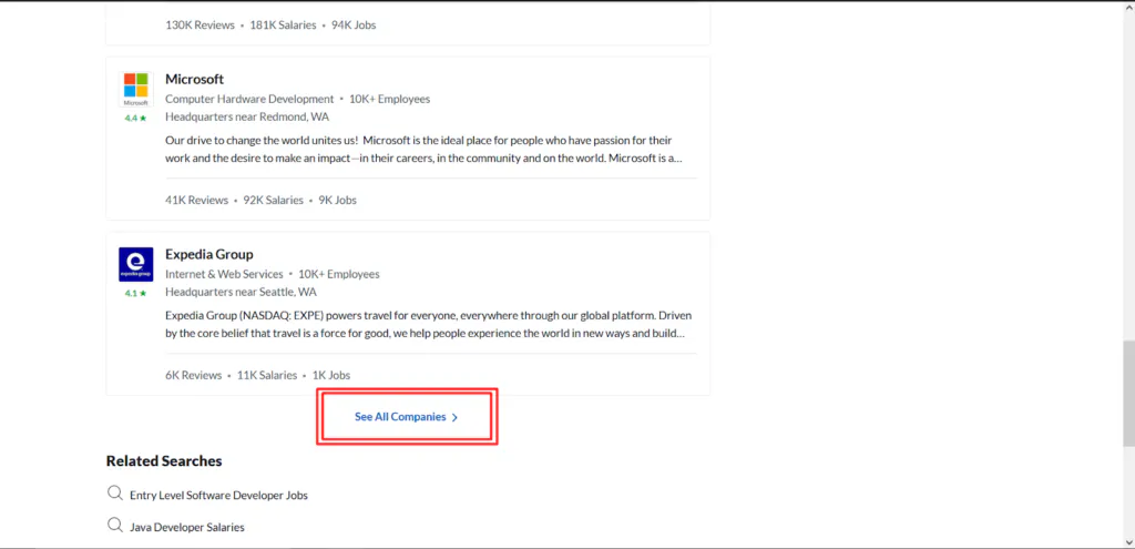 Scrape Glassdoor data using Browserless