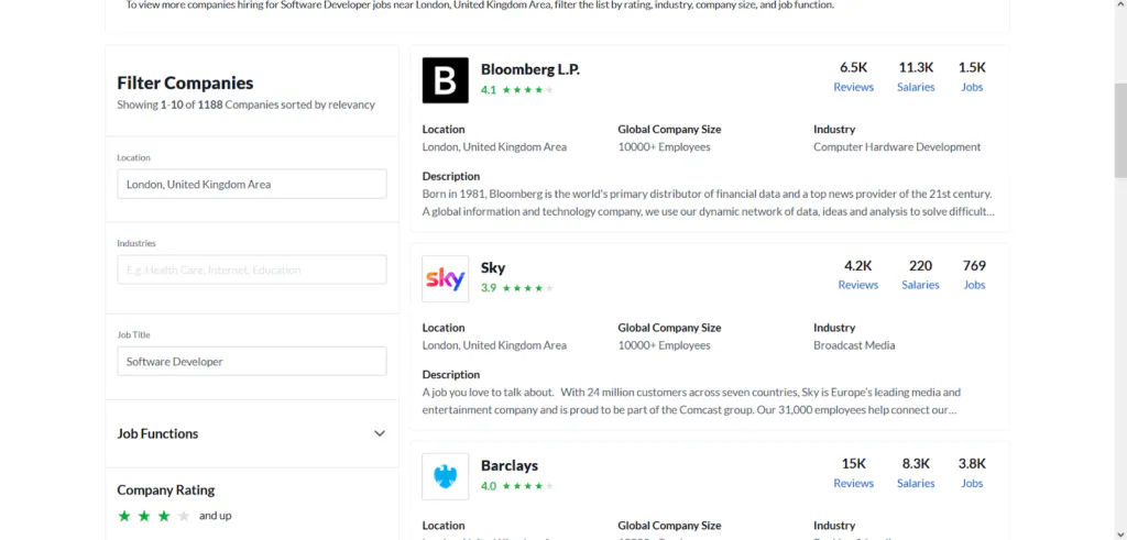 Scrape Glassdoor data using Browserless