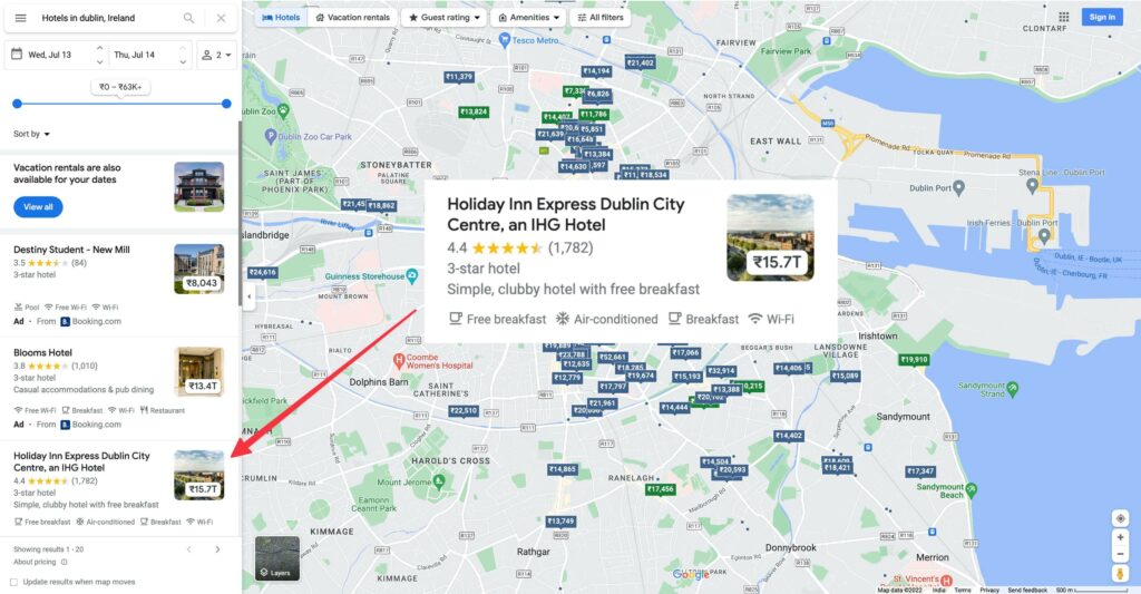 scraping google maps