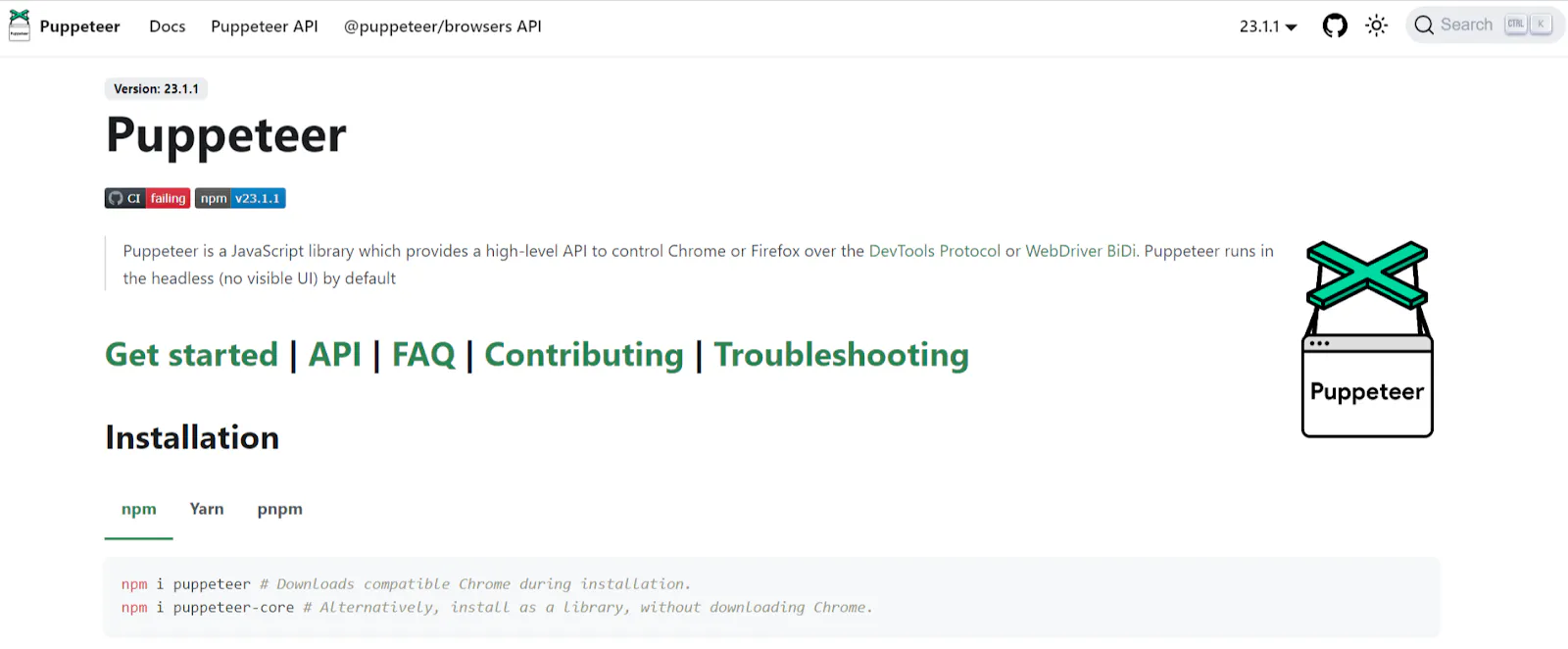 Puppeteer headless browser automation tool